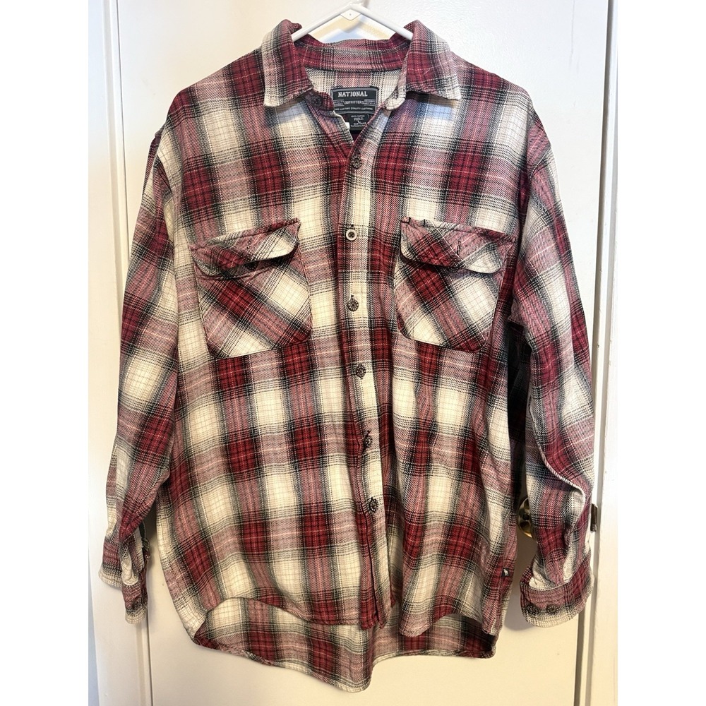 National‎ Outfitters Men's Long Sleeve Heavy Weight Flannel Shirt